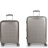  Queens 4 ruote Set di valigie 2 pezzi espandibile Variante champagne