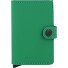  Miniwallet Custodia per carta di credito Protezione RFID Pelle 6.5 cm Variante bright green
