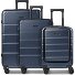  Dublin 4 ruote Set di valigie 3 pezzi espandibile Variante dark blue