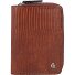  Donna Portafoglio RFID in pelle 8 cm Variante cognac