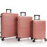 Zen 4 ruote Set di valigie 3 pezzi con piega di espansione Variante coral Zen 4 ruote Set di valigie 3 pezzi con piega di espansione Variante coral