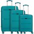  Travel Line 4200 Set di valigie a 4 ruote 3 pezzi. Variante petrol