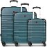  Amplar Evo 4 ruote Set di valigie 3 pezzi espandibile Variante petrol