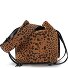  Secchiello Borsa borsa borsa Pelle 20 cm Variante stampa macula