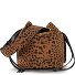 Secchiello Borsa borsa borsa Pelle 20 cm Variante stampa macula  Secchiello Borsa borsa borsa Pelle 20 cm Variante stampa macula