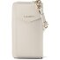  Portafoglio con chiusura a zip in pelle di Bologna, custodia per cellulare, 19 cm Variante cream 2