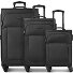  San Francisco 4 ruote Set di valigie 3 pezzi espandibile Variante black