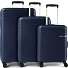  Liftoff 4 ruote Set di valigie 3 pezzi con piega di espansione Variante midnight blue