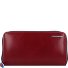 Portafoglio quadrato blu RFID in pelle 19 cm Variante red Portafoglio quadrato blu RFID in pelle 19 cm Variante red
