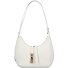  Goccia Borsa a spalla Vera Pelle 22 cm Variante panna