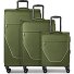  taska 4 ruote Set di valigie 3 pezzi espandibile Variante olive
