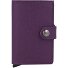  Miniwallet Crisple Custodia per carte di credito Portafoglio RFID in pelle 6,5 cm Variante purple