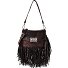  Agnese Borsa a tracolla S Vera Pelle 20 cm Variante moro