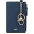  Asti Portafoglio chiave Vera Pelle 8 cm Variante dawn blue