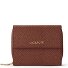  Portafoglio Bologna in pelle con chiusura a zip, 12 cm Variante brown