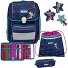 Set di borse scuola Genius 4 pezzi. Variante blue star Set di borse scuola Genius 4 pezzi. Variante blue star