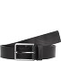 Cintura in pelle essenziale Variante black | 80 cm