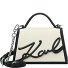 Signature 2.0 Borsetta Pelle 21 cm Variante white-black Signature 2.0 Borsetta Pelle 21 cm Variante white-black