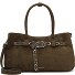  TAS Melina Borsa a spalla Vera Pelle 39 cm Variante oliv