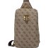  Borsa a tracolla Milano 33 cm Variante beige-brown-blue