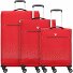  Set di valigie Crosslite 4 rotoli 3 pz. Variante rosso