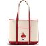 Bear Borsa shopper 32.5 cm Variante ecru-radish Bear Borsa shopper 32.5 cm Variante ecru-radish