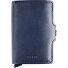 Twinwallet Portafoglio originale per carte di credito RFID in pelle 6,5 cm Variante navy-navy