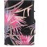  Custodia per carte di credito RFID in pelle 6,5 cm Variante flower-black
