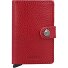 Miniwallet Custodia per carte di credito al vegetale RFID in pelle 6,5 cm Variante rosso-bordeaux Miniwallet Custodia per carte di credito al vegetale RFID in pelle 6,5 cm Variante rosso-bordeaux