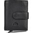  Vintage Portafoglio Protezione RFID Vera Pelle 10 cm Variante black