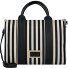  Malie Borsa shopper 38 cm Variante stripes black