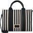 Malie Borsa shopper 38 cm Variante stripes black Malie Borsa shopper 38 cm Variante stripes black