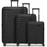 Eco Edition 4 ruote Set di valigie 3 pezzi con piega di espansione Variante black Eco Edition 4 ruote Set di valigie 3 pezzi con piega di espansione Variante black