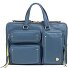  Pocket Valigetta Vera Pelle 36 cm Vano porta PC Variante denim blue