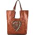  Camelia Borsa shopper Vera Pelle 44 cm Variante cognac
