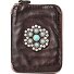  Tosca Portafoglio Protezione RFID Vera Pelle 13 cm Variante moro