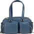  Pocket Borsa a spalla Vera Pelle 33 cm Variante denim blue