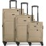 Edition 04 4 ruote Set di valigie 3 pezzi con piega di espansione Variante beige