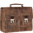 Cartella XL vintage in pelle 40 cm Variante brown Cartella XL vintage in pelle 40 cm Variante brown