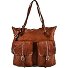  Priscilla Borsa a spalla Vera Pelle 41 cm Variante cognac