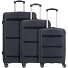 Travel Line 4200 Set di valigie a 4 ruote 3 pezzi. Variante darkblue  Travel Line 4200 Set di valigie a 4 ruote 3 pezzi. Variante darkblue