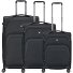  Gateway 4 ruote Set di valigie 3 pezzi espandibile Variante black