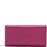  Portafoglio in pelle 19 cm Variante fuchsia