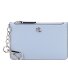  Zip Card Portafoglio chiave Vera Pelle 13 cm Variante estate blue