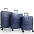  EZ Fashion 4 ruote Set di valigie 3 pezzi con piega di espansione Variante navy