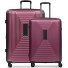  Essentials 14 4 ruote Set di valigie 2 pezzi con piega di espansione Variante aubergine metallic