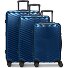  Essentials 18 4 ruote Set di valigie 3 pezzi con piega di espansione Variante metallic-blue shiny