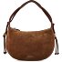  Thess Borsa a spalla Vera Pelle 29 cm Variante cognac-cognac