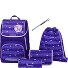  Ergojet Set di borse per la scuola 6 pezzi Variante lavender