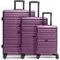  Essentials 08 3-SET 4 ruote Set di valigie 3 pezzi Variante purple